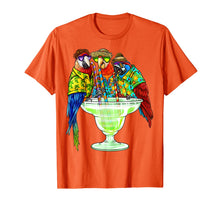 Load image into Gallery viewer, Parrots Drinking Margarita Hawaiian Shirt Vacation Birds T-Shirt