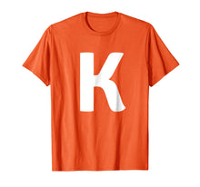 Load image into Gallery viewer, Letter K Uppercase Alphabet T-Shirt