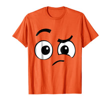 Load image into Gallery viewer, Perplexed Emoji Halloween Costume TShirt Confused Face