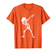 Load image into Gallery viewer, Dabbing Skeleton Shirt - Funny Halloween Dab Skull T-Shirt