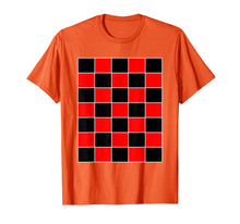 Load image into Gallery viewer, Funny Checkerboard Shirt Board Games Black & Red for Men