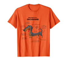 Load image into Gallery viewer, Anatomy Of A Dachshund - Funny Dog T-Shirt