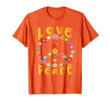 Load image into Gallery viewer, Hippie LOVE PEACE FREEDOM T-Shirt 60s 70s Tie Dye Shirt