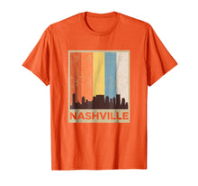 Load image into Gallery viewer, Nashville T-Shirt City Skyline Retro Vintage Souvenir
