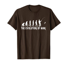 Load image into Gallery viewer, THE EVOLUTION OF FISHERMEN OR MEN FUNNY FISHING LOVER GIFT T-Shirt