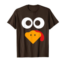 Load image into Gallery viewer, Cute Turkey Face Funny Thanksgiving Gift T-Shirt