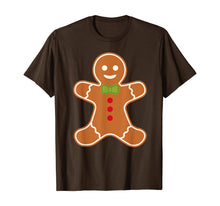 Load image into Gallery viewer, Cookie Gingerbread Cookie Man Apparel, Christmas Mens Boys T-Shirt