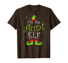 Load image into Gallery viewer, I'm The Aunt Elf Christmas Group Matching Family Xmas Gift T-Shirt