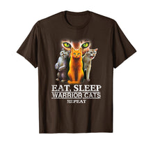 Load image into Gallery viewer, EAT SLEEP WARRIOR CATS REPEAT - CHRISTMAS GIFT FOR CAT LOVER T-Shirt