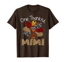 Load image into Gallery viewer, Turkey One Thankful Mimi Grandma Thanksgiving Fall Gift T-Shirt