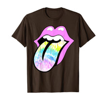 Load image into Gallery viewer, Lavender Rose Lips Tie Dye Tongue Out Pastel Spring T-Shirt-477390