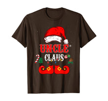 Load image into Gallery viewer, Funny Uncle Claus Santa Hat Christmas T-Shirt