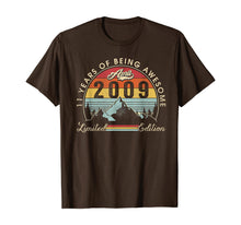 Load image into Gallery viewer, April 2009 Sunset Vacation 11 Yrs Old Vintage Retro Birthday T-Shirt-374072
