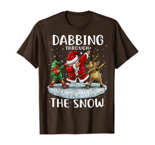 Load image into Gallery viewer, Santa Dabbing Through The Snow Funny Christmas Boys Kids T-Shirt