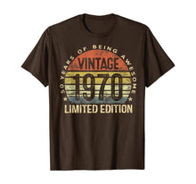 Load image into Gallery viewer, 50 Year Old Gifts Vintage 1970 Limited Edition 50th Birthday T-Shirt-145786