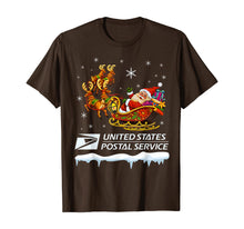 Load image into Gallery viewer, United States Postal Service Santa Christmas Funny Xmas Gift T-Shirt