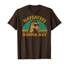 Load image into Gallery viewer, Naysayers gonna nay t-shirt vintage retro horse lover gift,
