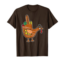 Load image into Gallery viewer, Thanksgiving Turkey Bird Middle Finger T-Shirt