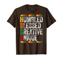 Load image into Gallery viewer, HBCU Humbled Blessed Creative Unique T-Shirt Historical T-Shirt-782512