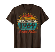 Load image into Gallery viewer, Vintage December 1969 Design 50 Years Old 1969 Birthday Gift T-Shirt