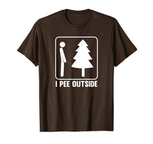 Load image into Gallery viewer, I Pee Outside Funny Camping T-Shirt
