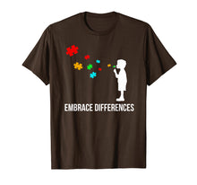 Load image into Gallery viewer, Embrace Differences Shirt - Support Autism Awareness Day Tee