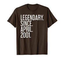 Load image into Gallery viewer, LEGENDARY. SINCE. APRIL. 2001. 18 Year Old 18th Birthday