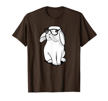 Load image into Gallery viewer, Funny Rabbit Hipster Bunny Geek Nerd Women Girls T-Shirt