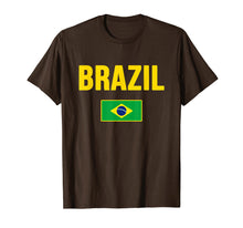 Load image into Gallery viewer, Brasil T-shirt Brazilian Flag Brazil Souvenir Gift Camiseta