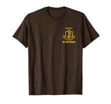 Load image into Gallery viewer, IDF T-Shirt Israeli Army. Israel Defense Force Small Logo