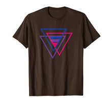 Load image into Gallery viewer, Bi Pride Triangle Shirt, BiSexual Pride Gift, Bi Flag Tee T-Shirt