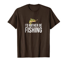 Load image into Gallery viewer, I'd Rather Be Fishing T-shirt
