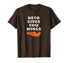Load image into Gallery viewer, Funny Keto Shirt - Ketogenic Diet Chicken Wings T-Shirt Tee