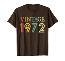 Load image into Gallery viewer, Retro Vintage 1972 T-Shirt 46 yrs old Bday 46th Birthday