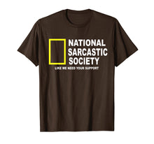 Load image into Gallery viewer, National Sarcastic Society T-shirt