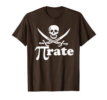 Load image into Gallery viewer, Pirate pi rate shirt for pi day math pirates tshirt