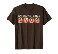 Load image into Gallery viewer, Awesome Since 2009 - 10 Years Old 10th Birthday Gift Tee