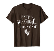 Load image into Gallery viewer, Extra Thankful This Year Love Funny Turkey Pregnancy T shirt