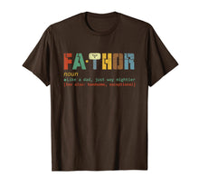 Load image into Gallery viewer, Fa-Thor Like Dad Just Way Mightier Hero T Shirt Father Gift