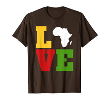Load image into Gallery viewer, Africa Love Shirt, Afrocentric T Shirts, African Art Gifts