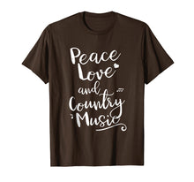 Load image into Gallery viewer, Peace Love Country Music Shirt Mens Womens Kids