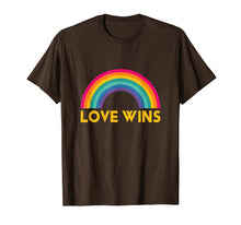 Load image into Gallery viewer, Love Wins Shirt Gay Lesbian Pride Gift LGBT March Rainbow