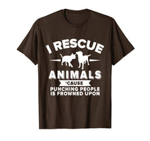 Load image into Gallery viewer, I Rescue Animals Funny Tee Shirt