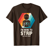 Load image into Gallery viewer, Electrician T Shirt Funny Retro Vintage Husband Dad Gift