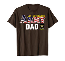 Load image into Gallery viewer, United States Flag American Army Dad T-Shirt Veteran Gift