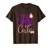 Load image into Gallery viewer, I Make Camping Cute Shirt Daughter Kids Girls Glamping Camp
