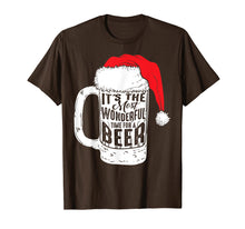 Load image into Gallery viewer, It's The Most Wonderful Time For A Beer Shirt Christmas Gift