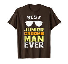 Load image into Gallery viewer, Kids Best Junior Groomsman Wedding Party Sunglasses T-shirt