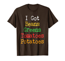 Load image into Gallery viewer, 2018 Thanksgiving I Got Beans Greens Tomatoes Potatoes Shirt