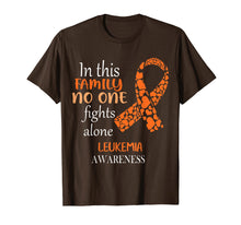 Load image into Gallery viewer, In This Family No One Fights Leukemia Alone Shirt
